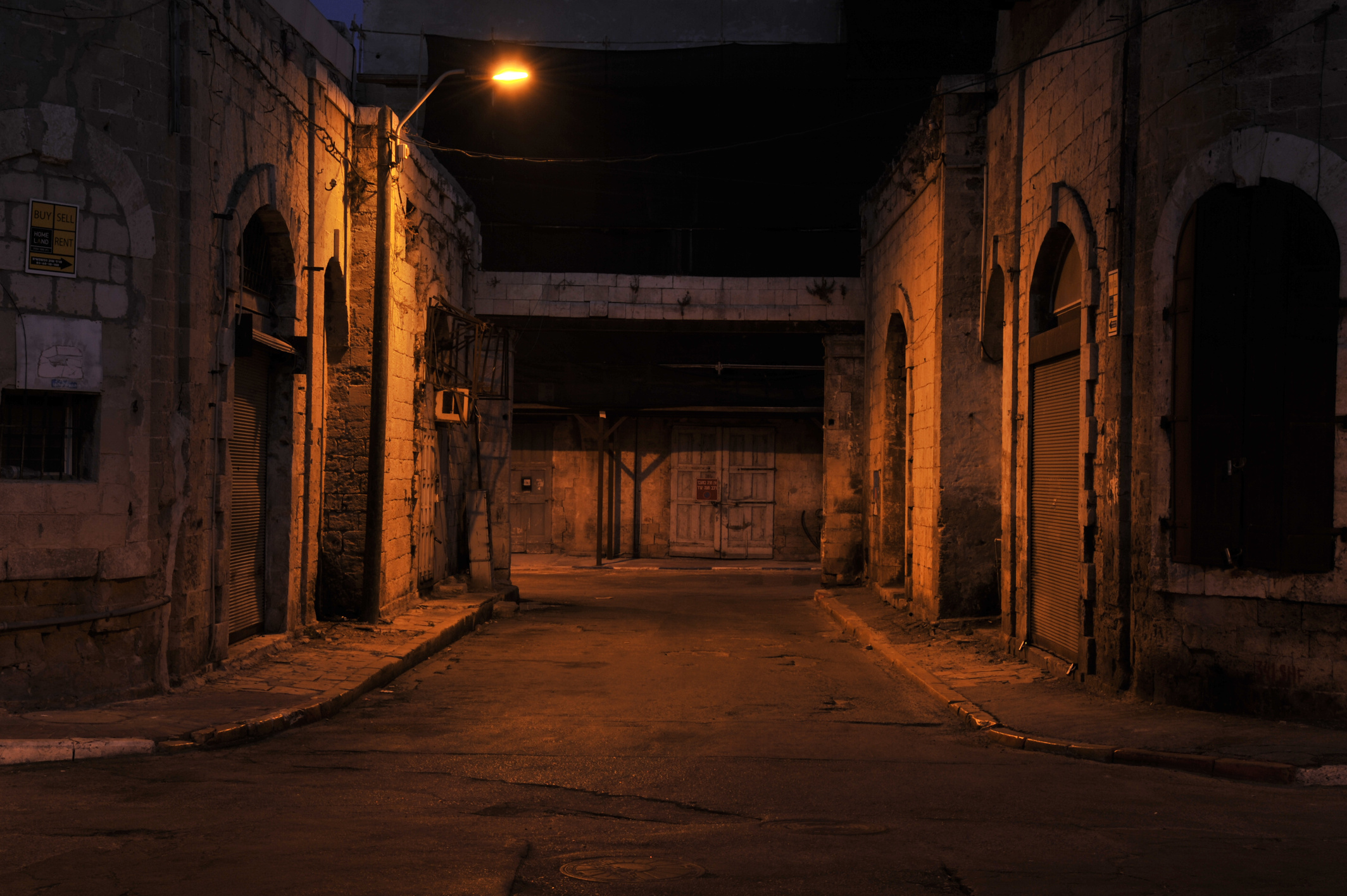 dark street