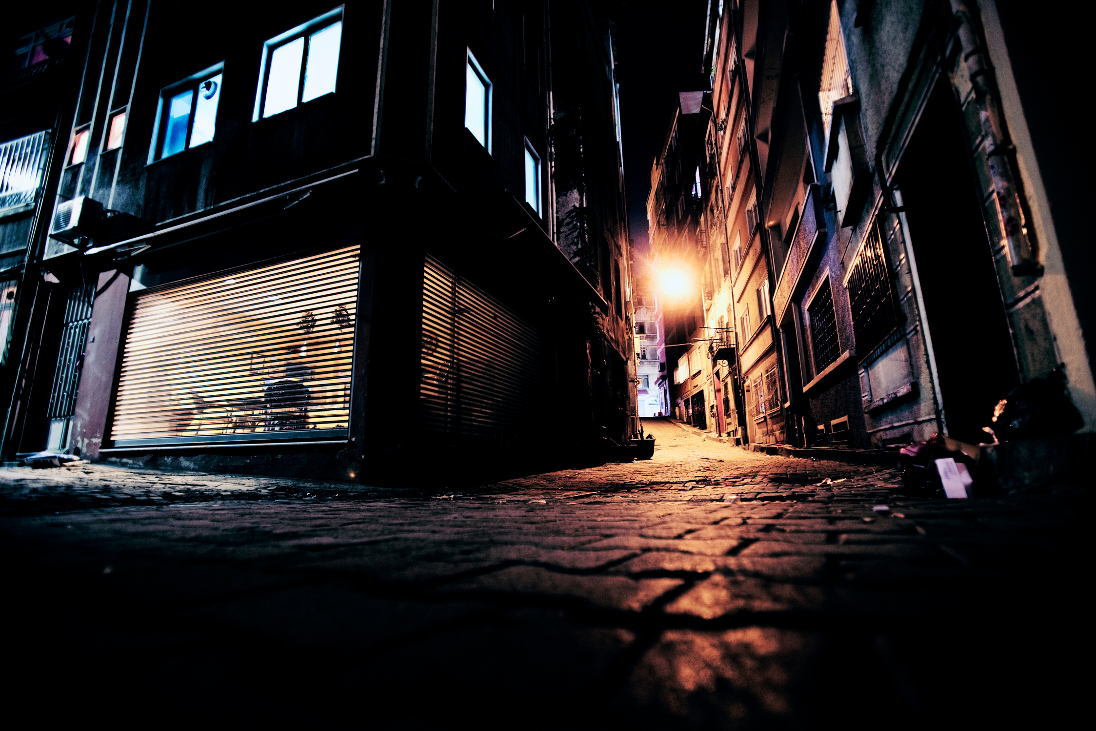 big city alleys